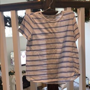 Aeropostale Blue Striped Tee
